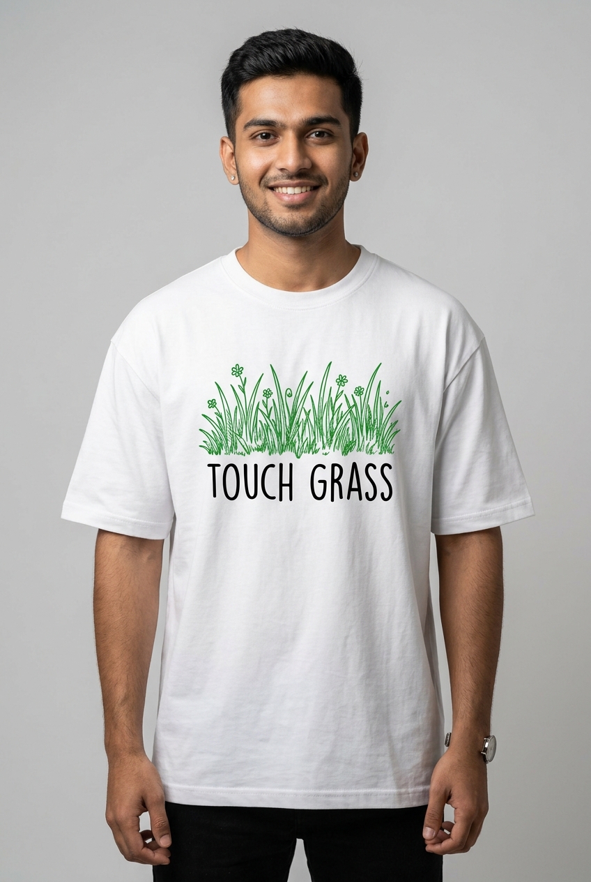 Touch Grass Oversized Tee