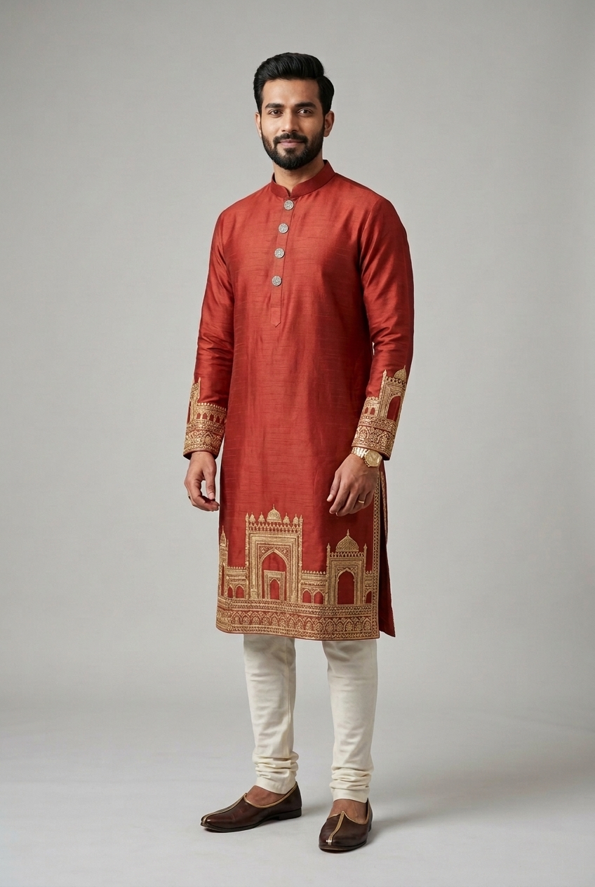 Fatehpur Sikri Zari Kurta