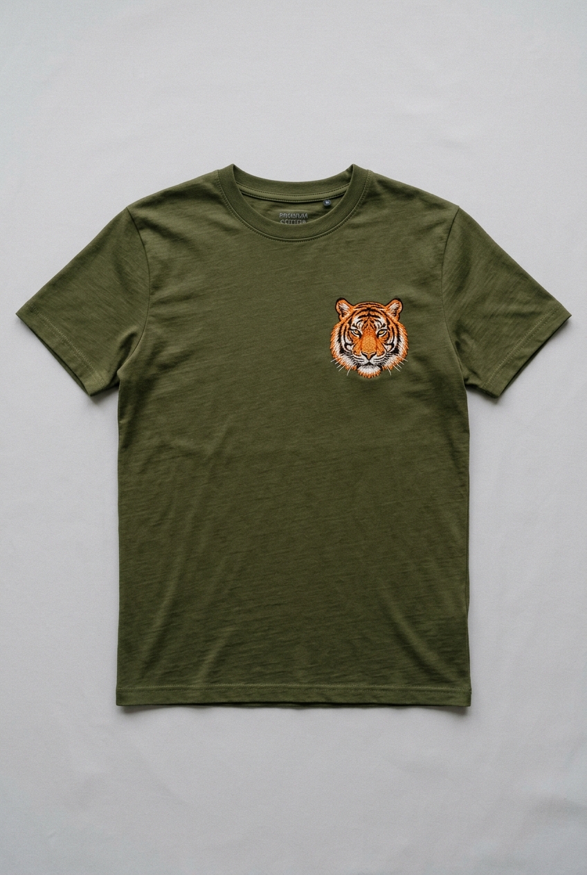 Royal Bengal Tiger Embroidered Tee