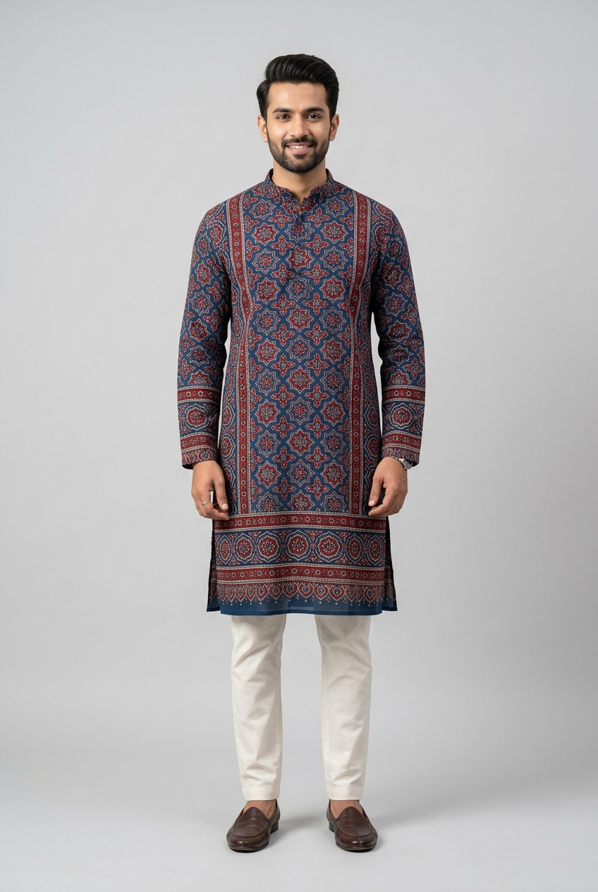 Ajrakh Print Kurta