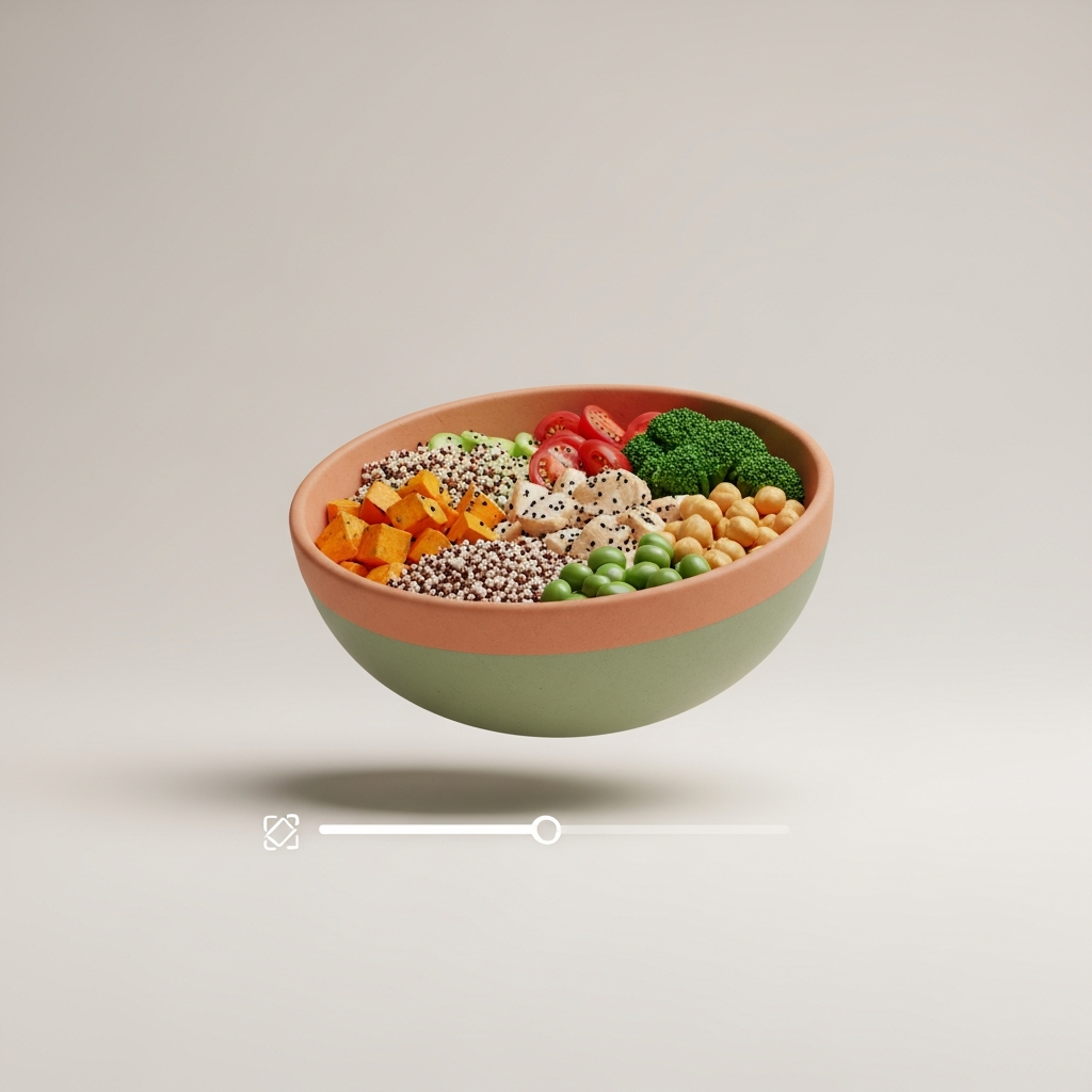 Healthy meal bowl