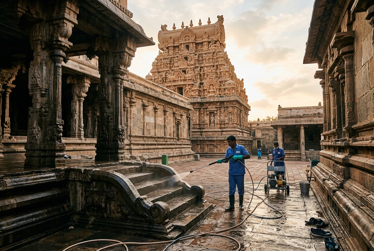 Temple & Churches Cleaning services