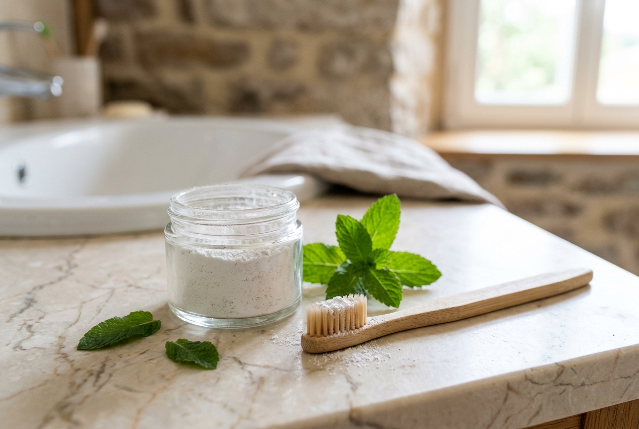 Poudre nettoyante au kaolin (hors dentifrice)