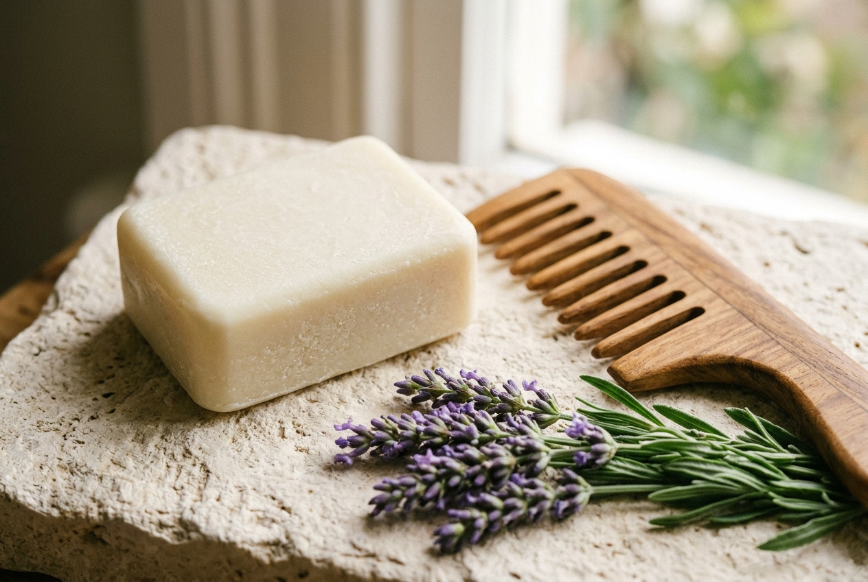 Après-shampooing solide