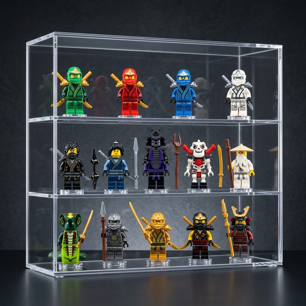 Ninja minifigure display