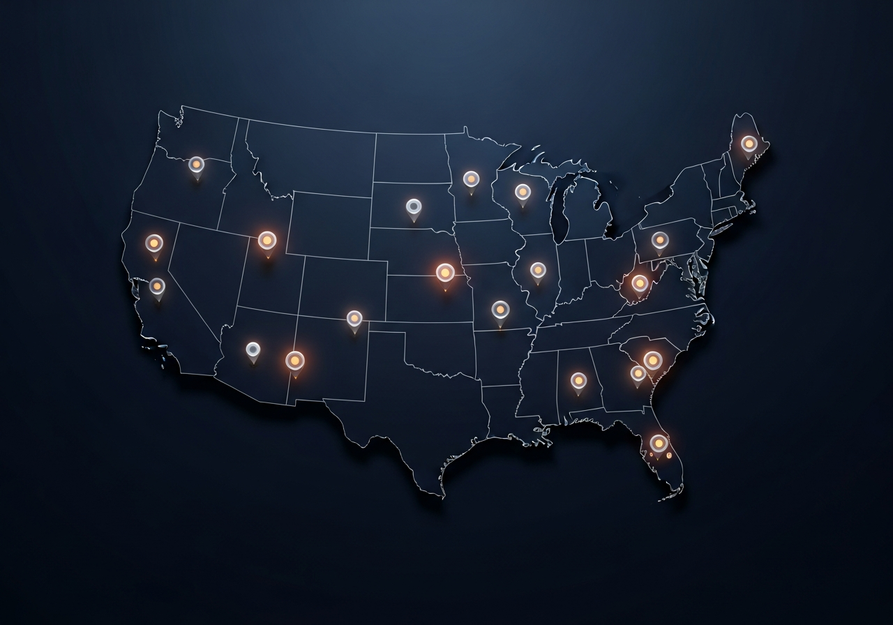 USA Service Area Map