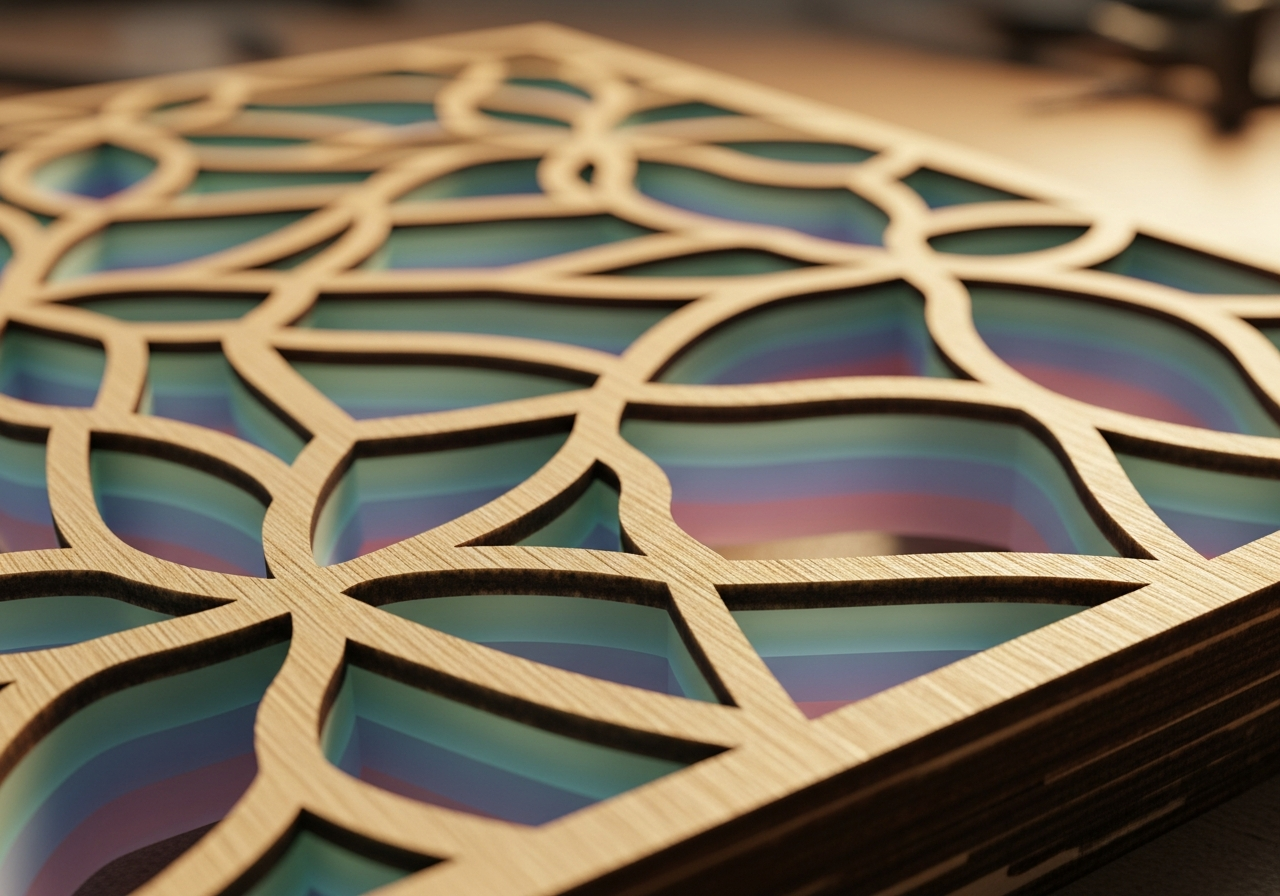 laser cut craft detail