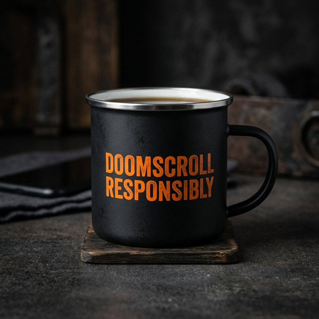 DOOMSCROLL RESPONSIBLY Mug