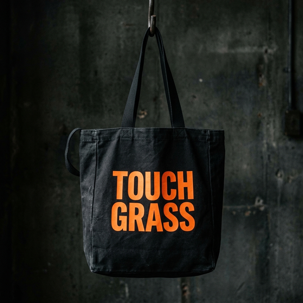 TOUCH GRASS Tote