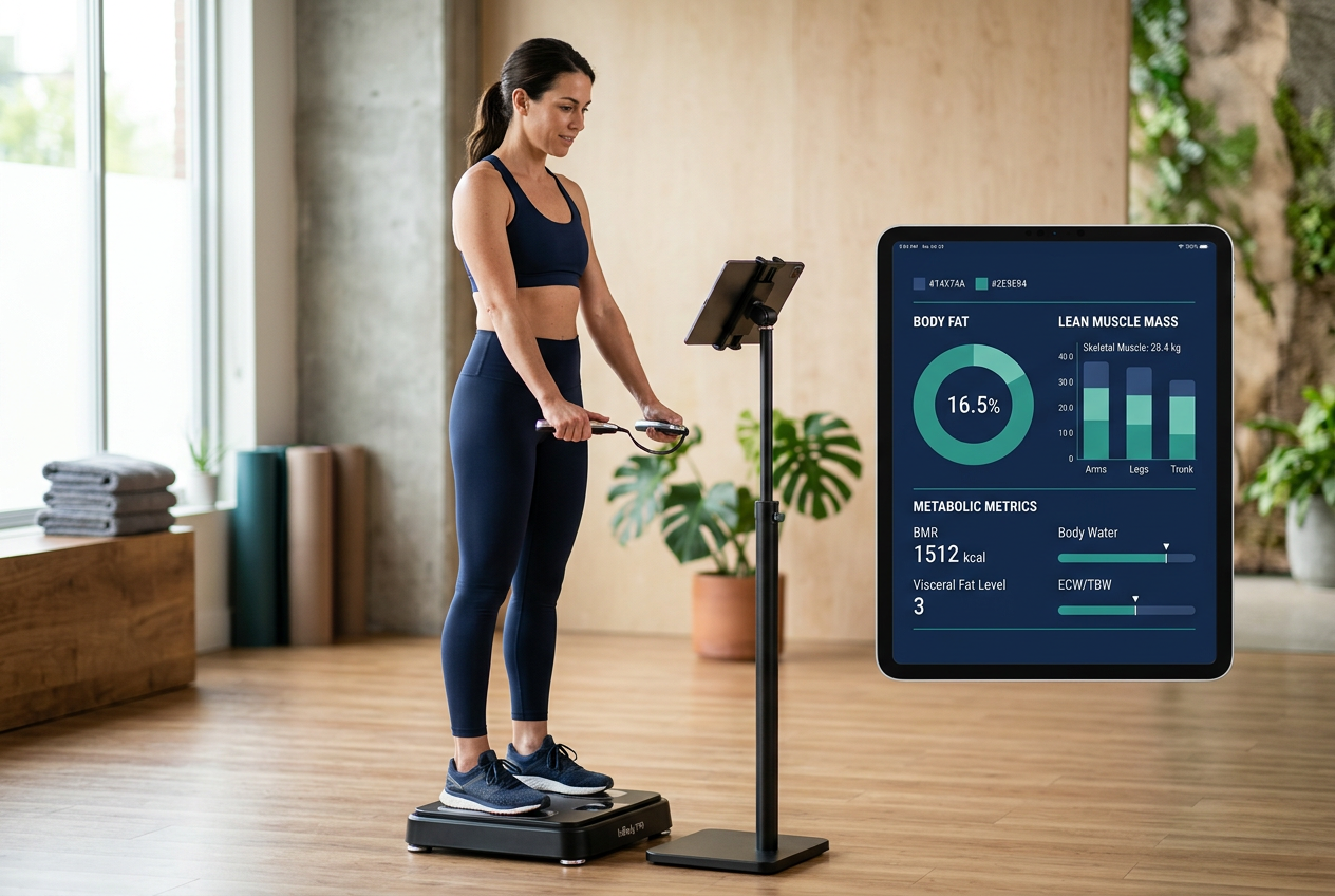 Body composition analysis and health data