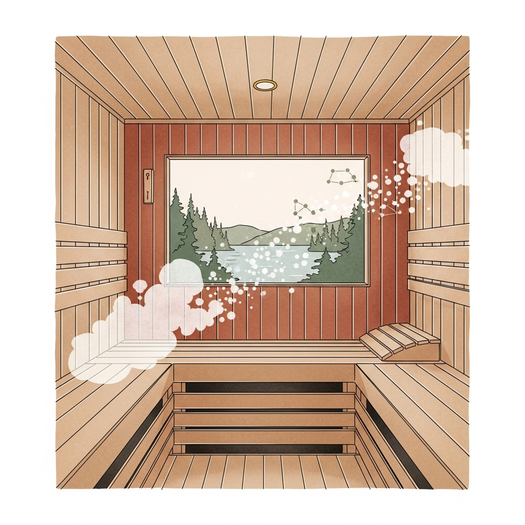 Sauna – ideálne miesto na vizualizáciu
