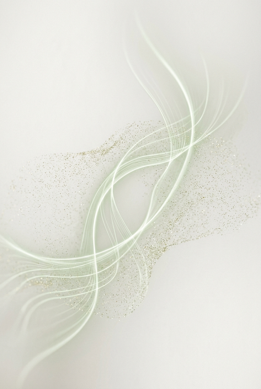 Abstract representation of AI-driven skin analysis
