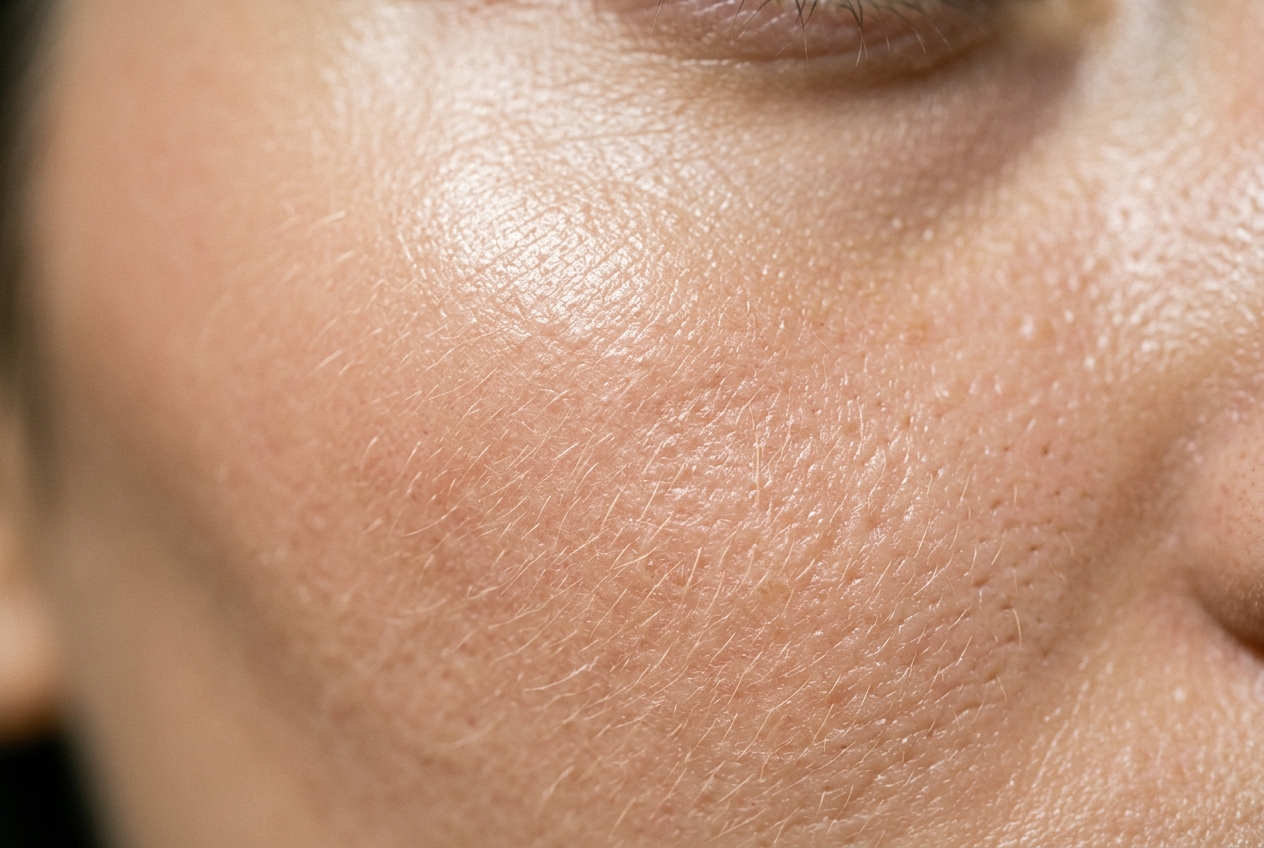 Macro of healthy skin texture