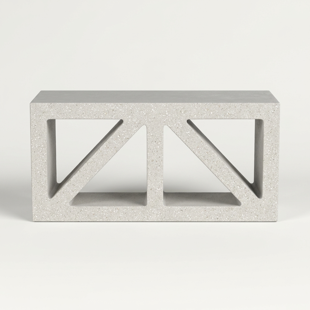 Wedge breeze block