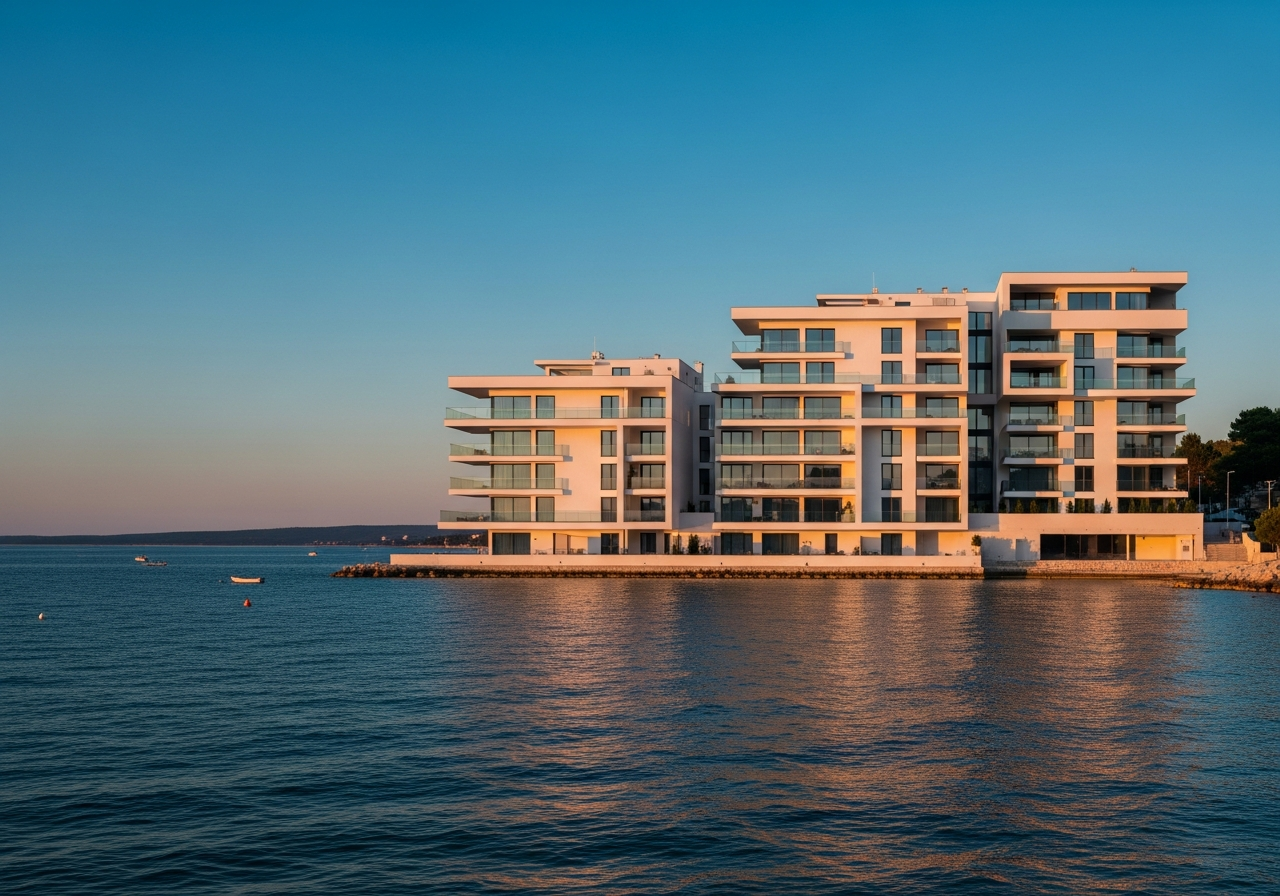 Modern residential building Croatia