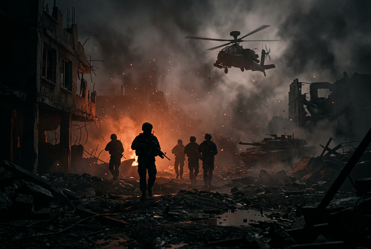 war scene