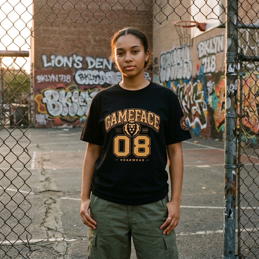 Gface Varsity style GAMEFACE infinity 08 Unisex Organic Cotton T-Shirt — GfaceGear
