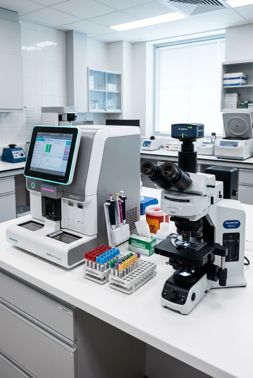 Advanced laboratory instruments at Ajanta Pathology