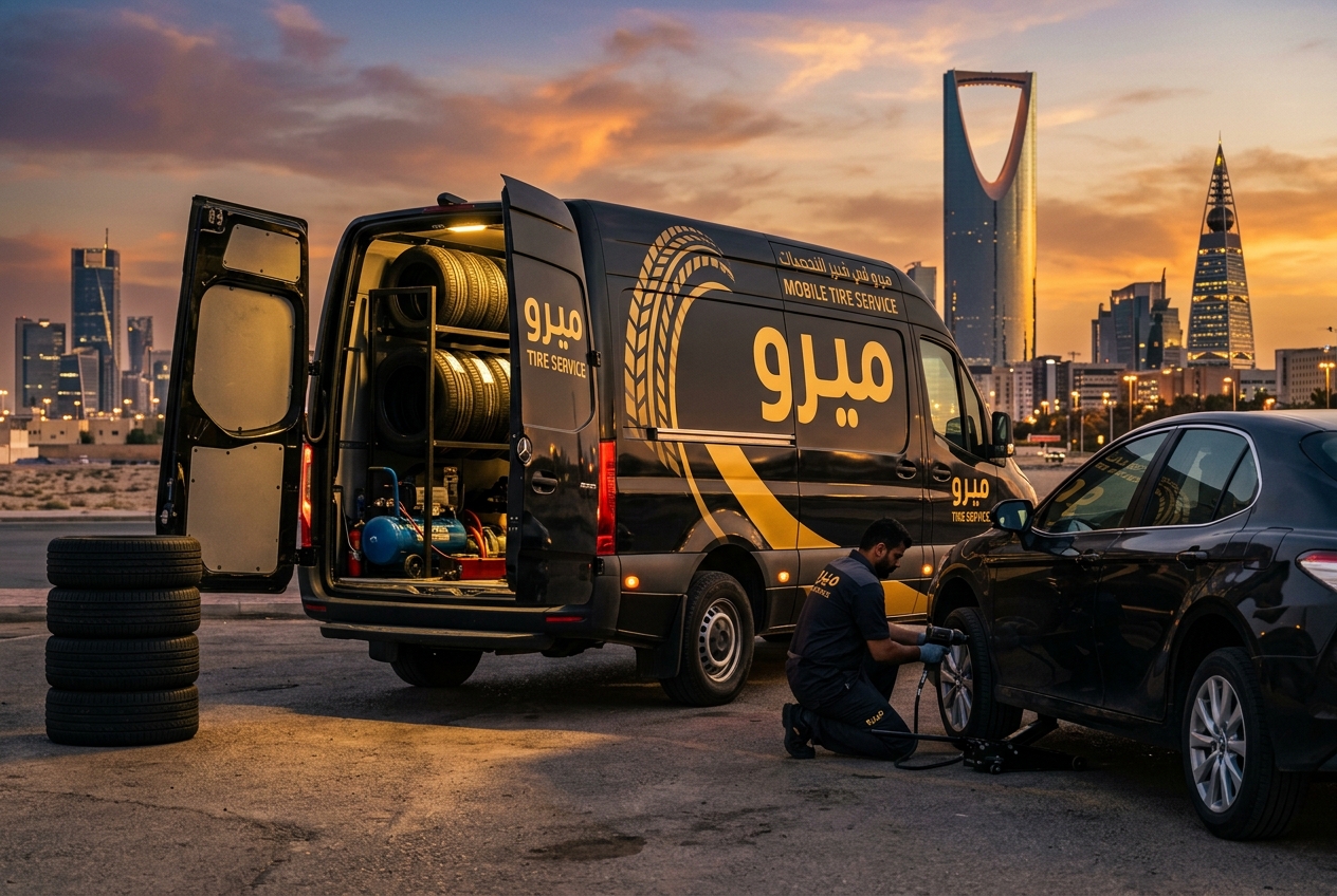 ما هو البنشر المتنقل؟ ومتى تحتاج إلى طلب الخدمة؟