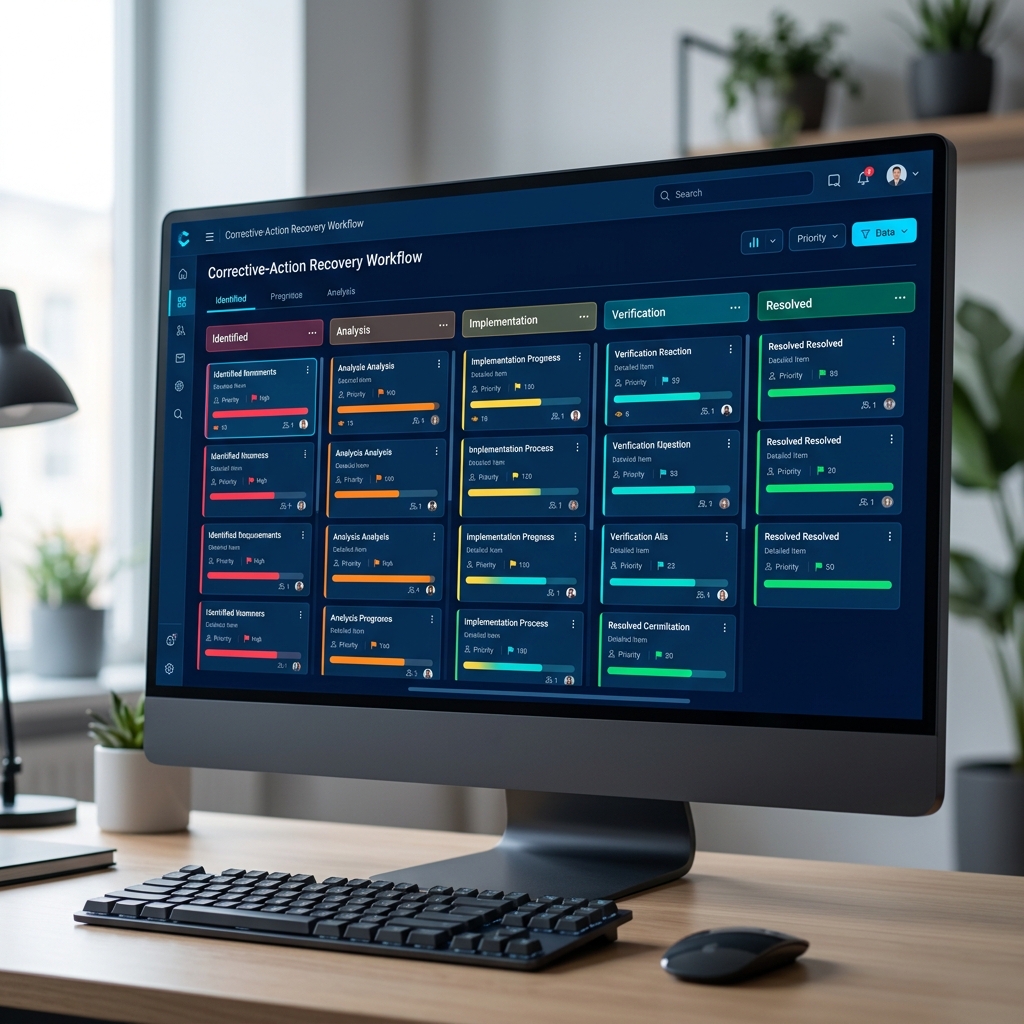 Compliance Recovery & Improvement Engine dashboard