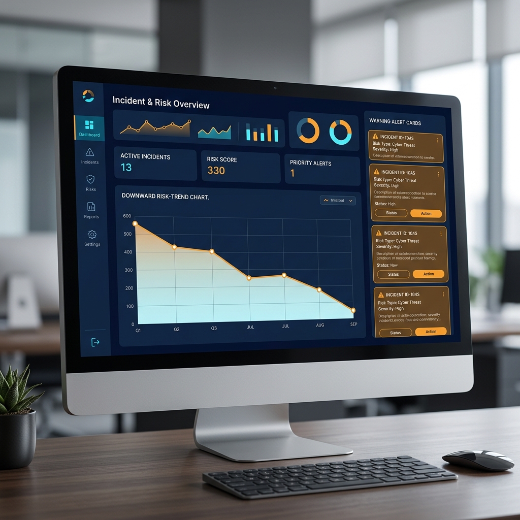 Incident & Risk Management dashboard
