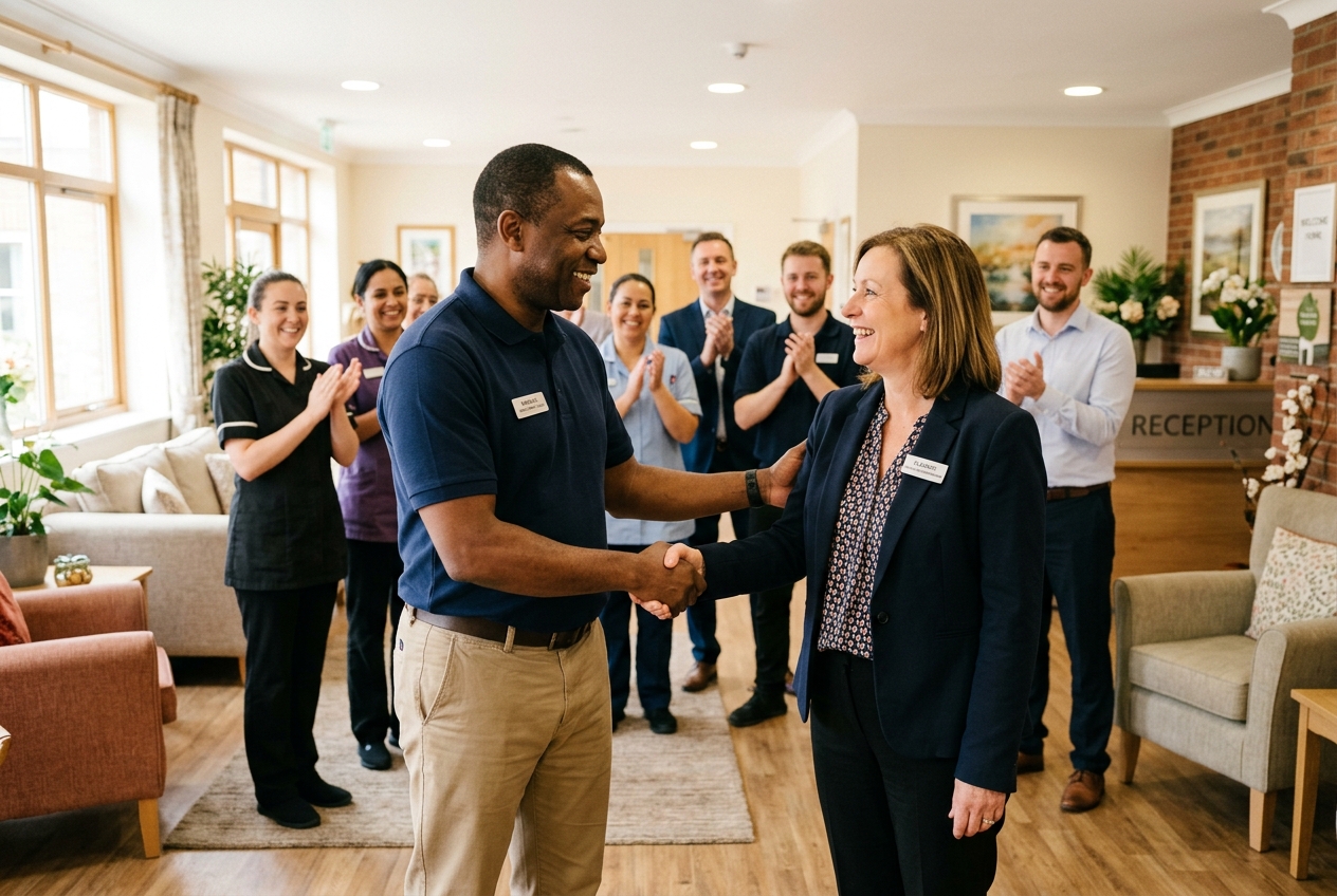 Implementation successful — Vyxyntra deployment lead with facility leadership