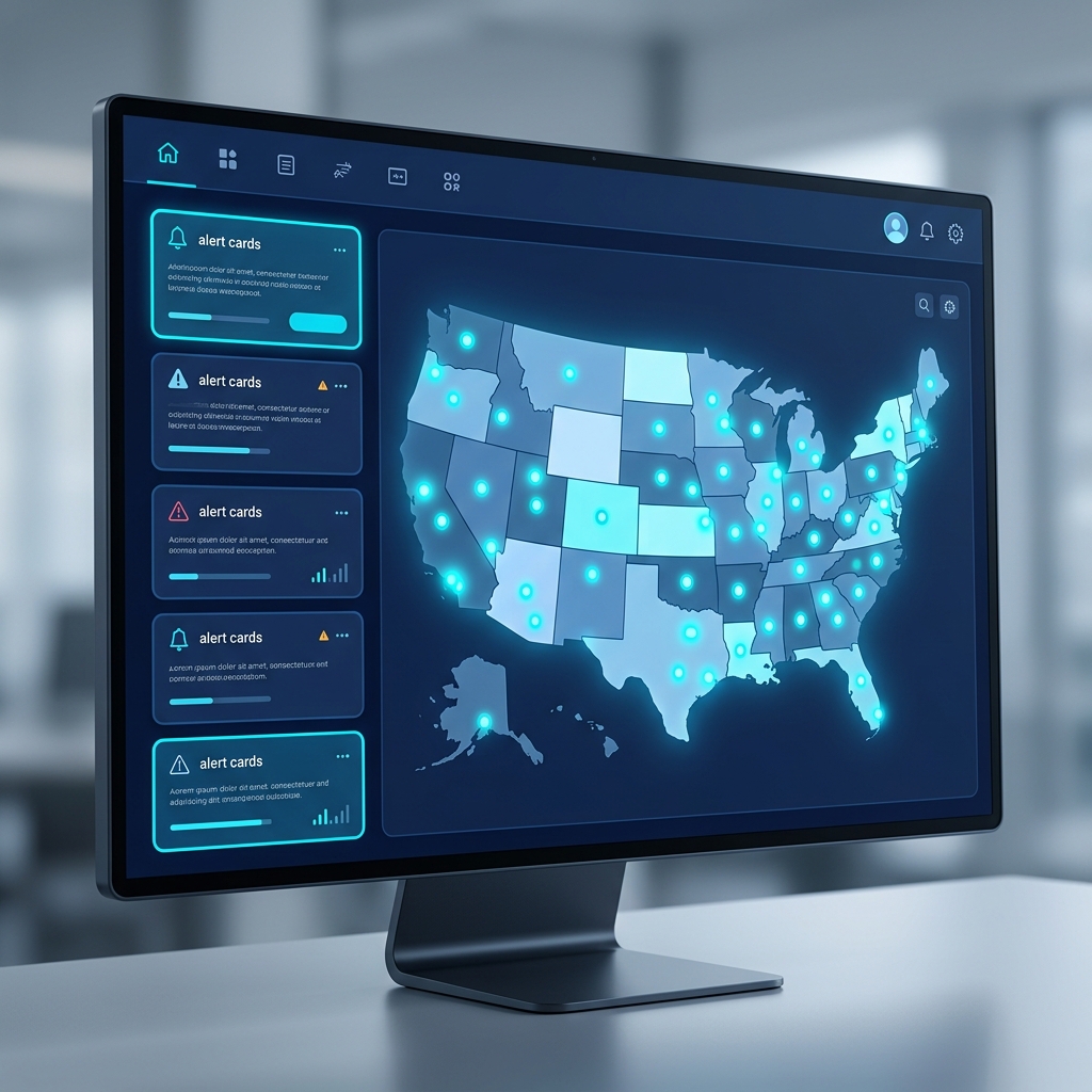 RegSync IQ Regulatory Intelligence Engine dashboard