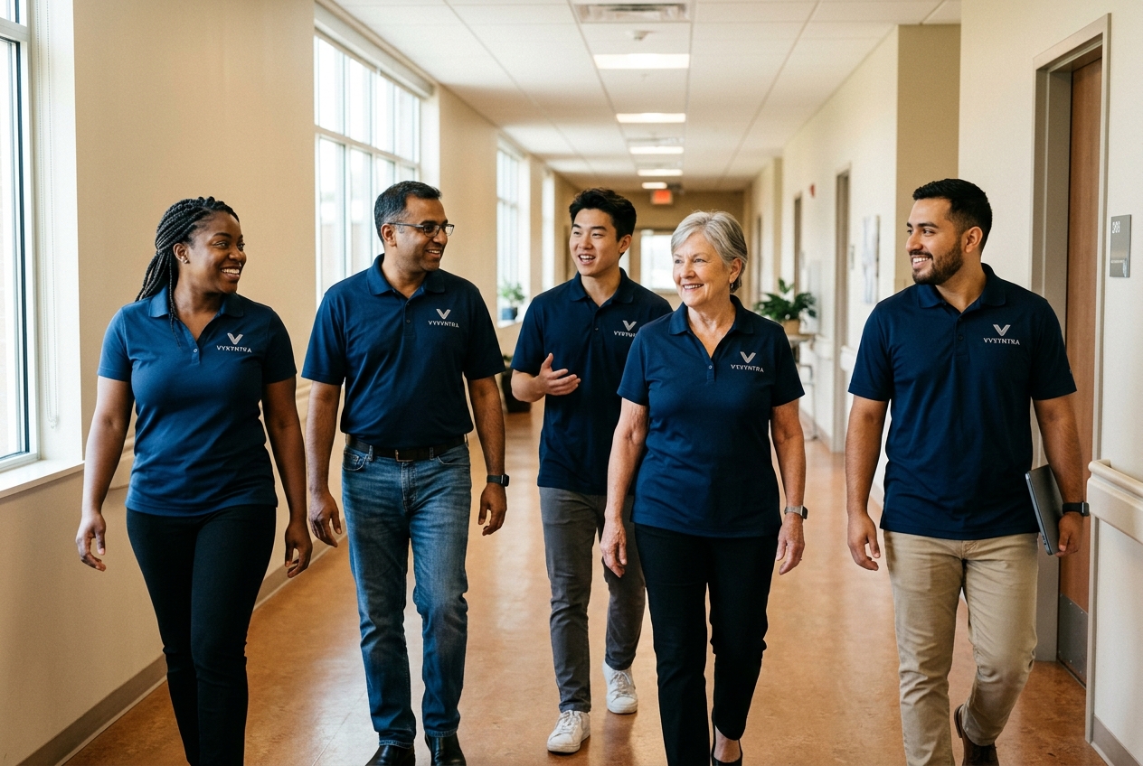 The Vyxyntra on-site Deployment Team