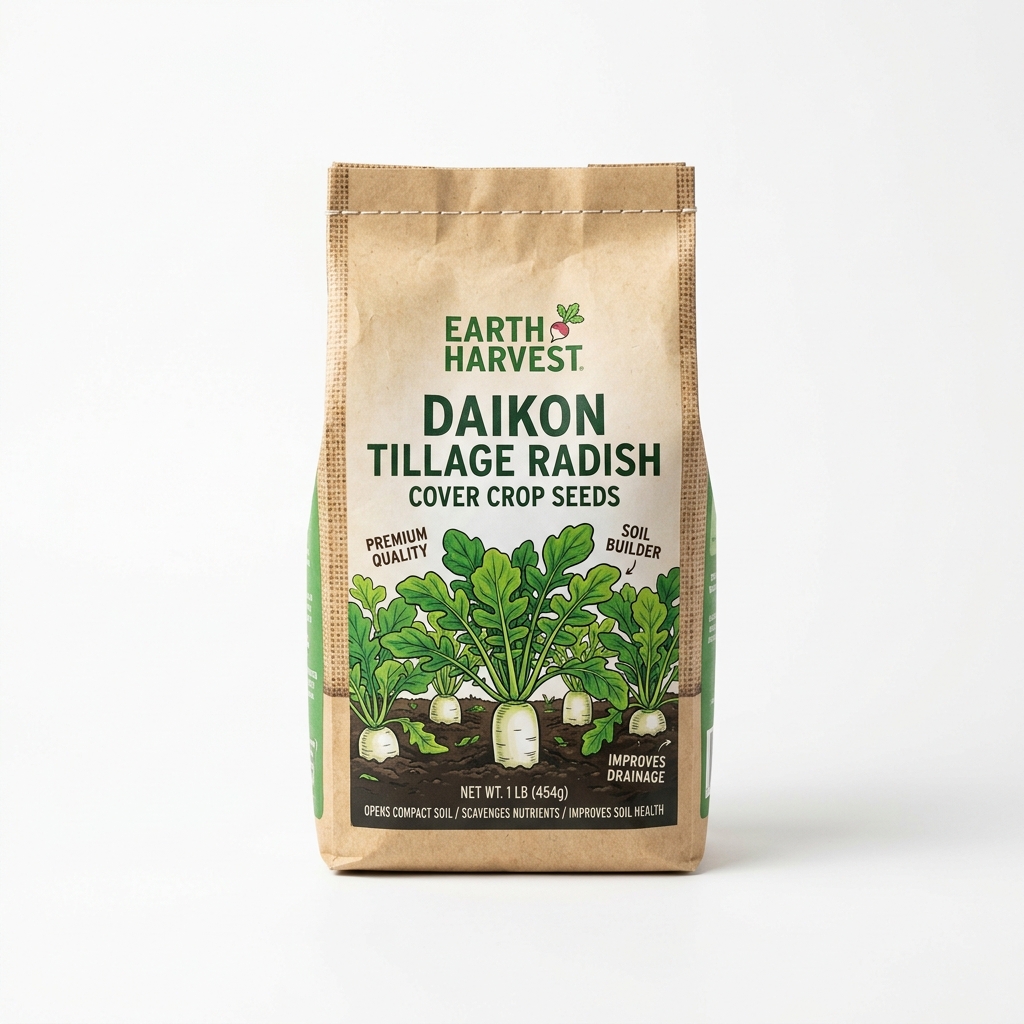 GreenField Organic Daikon Tillage Radish Seed