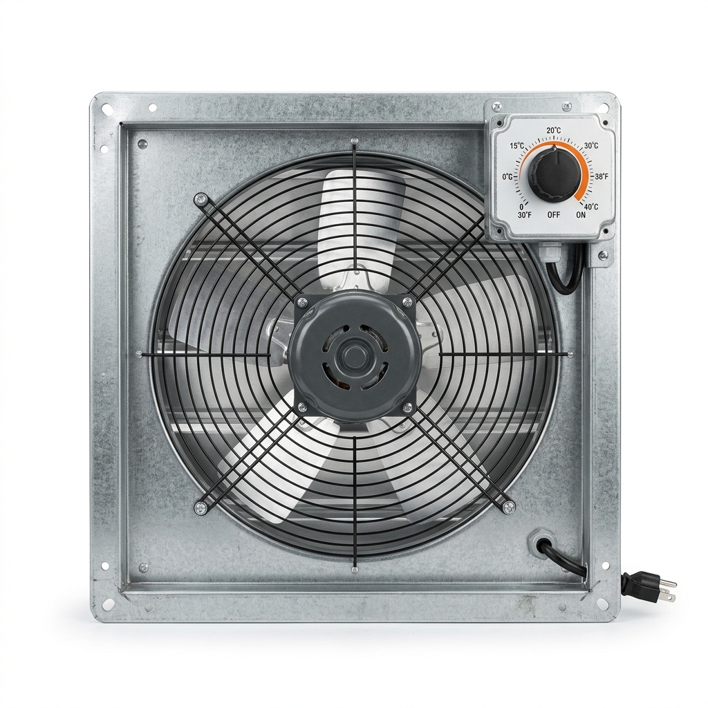 iLiving Shutter Exhaust Fan with Thermostat