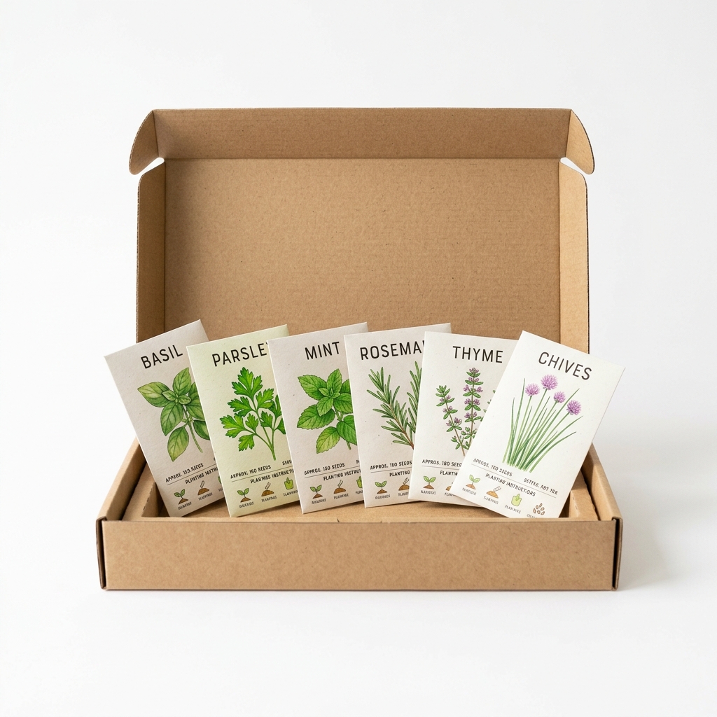 Sow Right Seeds Premium Herb Seed Collection (Dill, Cilantro, Parsley)