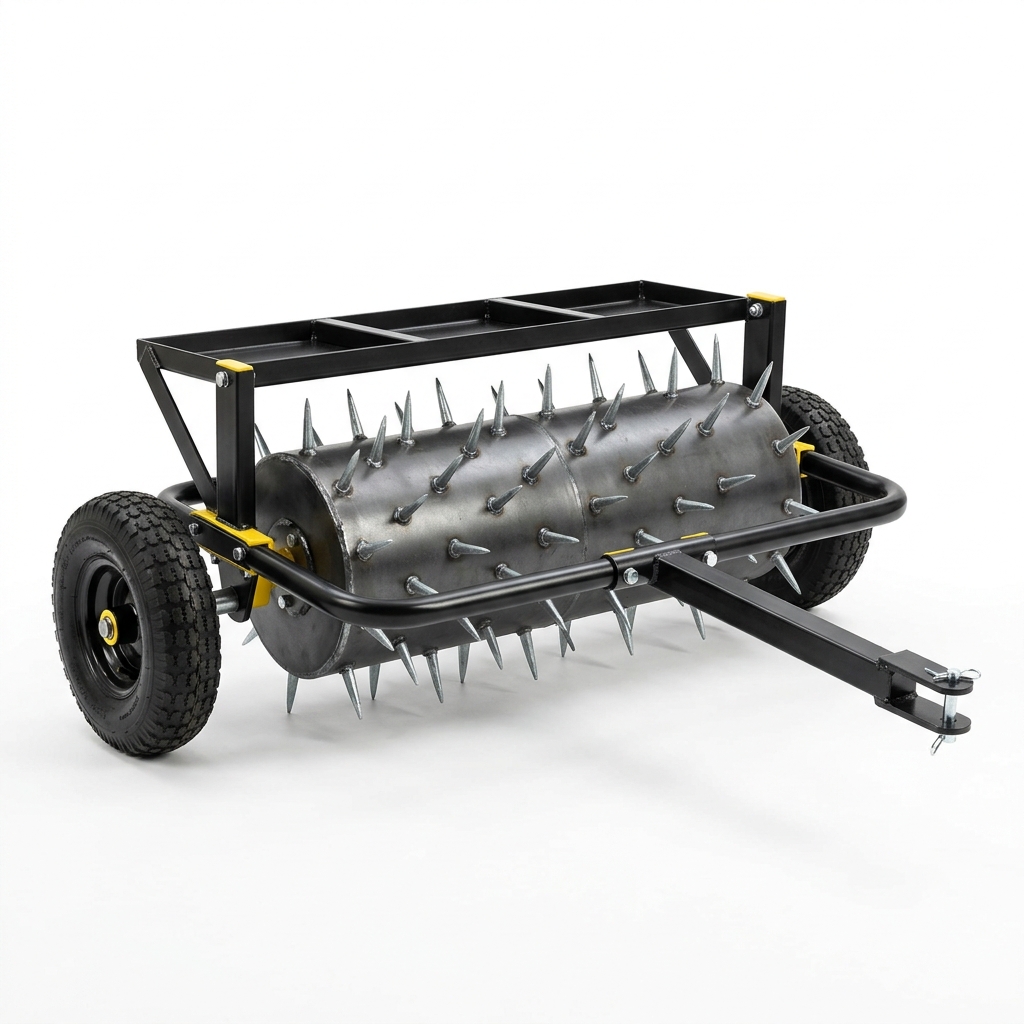 Brinly 40-Inch Tow-Behind Spike Lawn Aerator