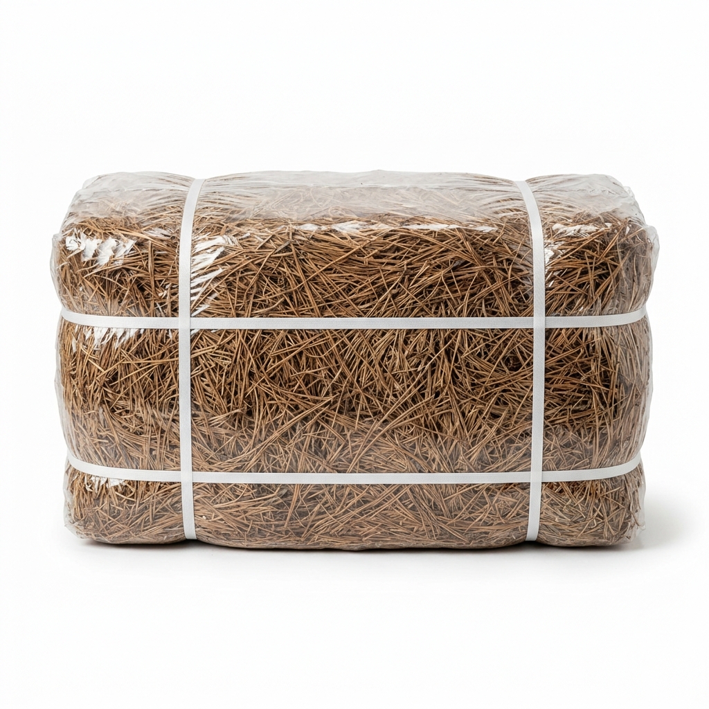 Plankroad Natural Pine Straw Mulch Bale