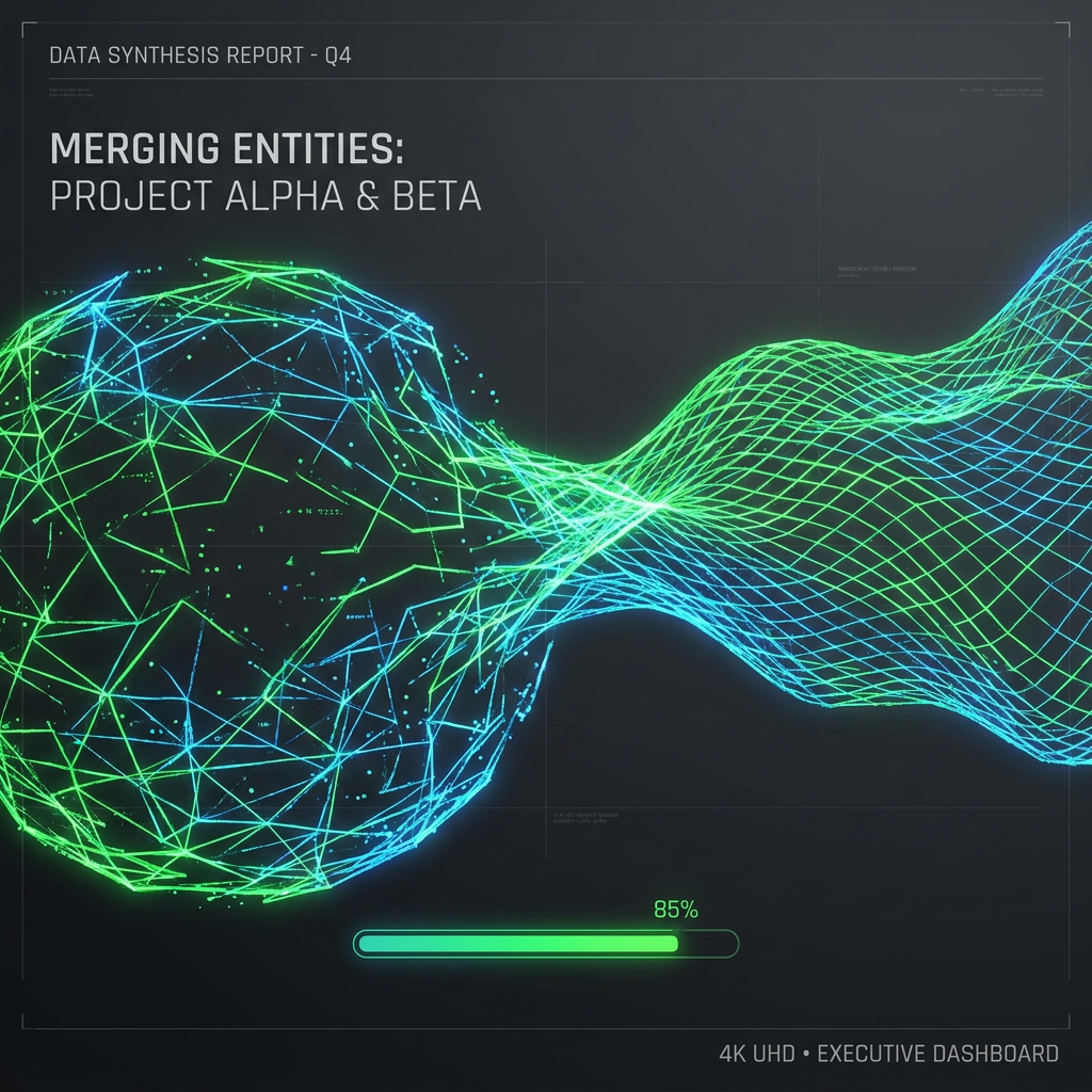 Digital Structures Merging