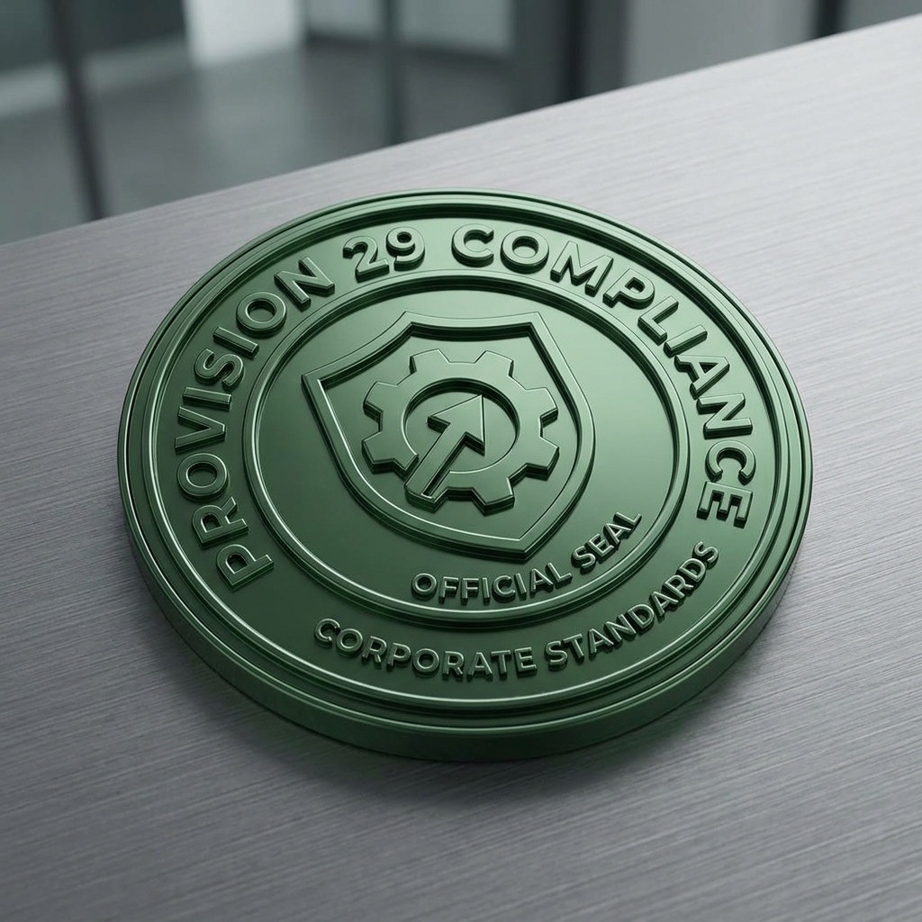 Provision 29 Seal