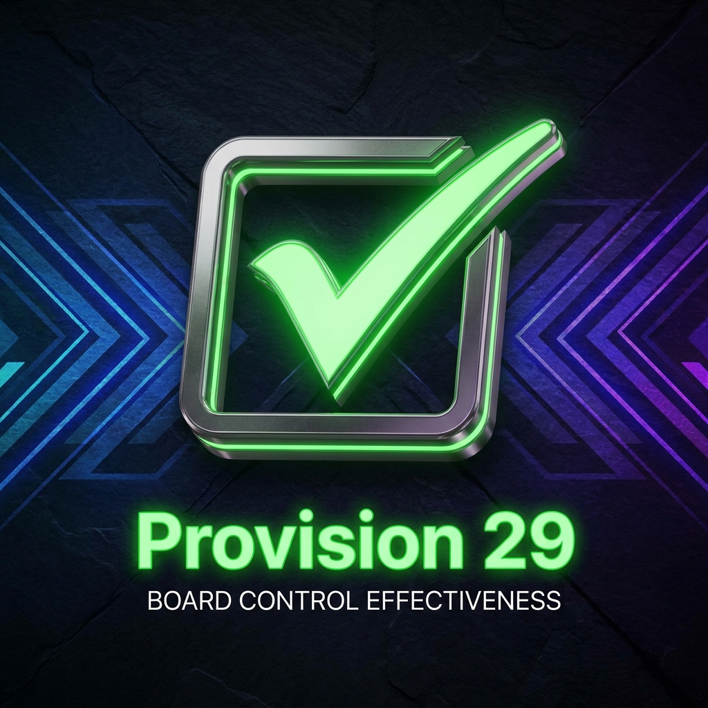 Provision 29 Checkbox